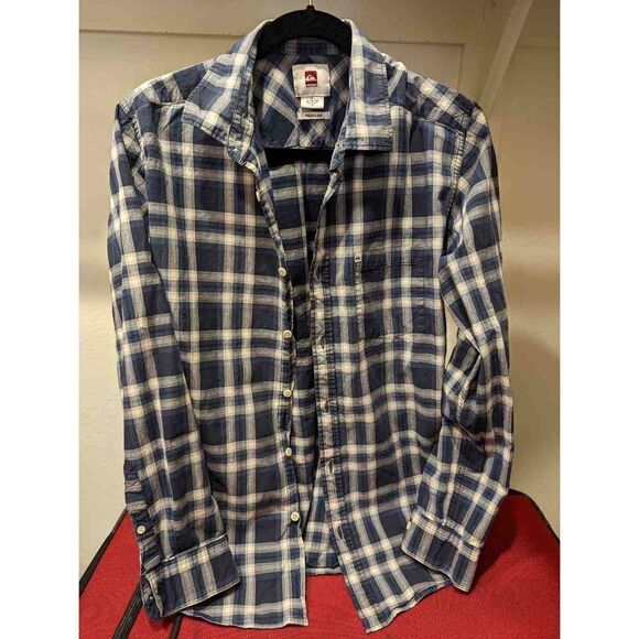 Quiksilver Men's M long sleeve button front shirt - Picture 1 of 5